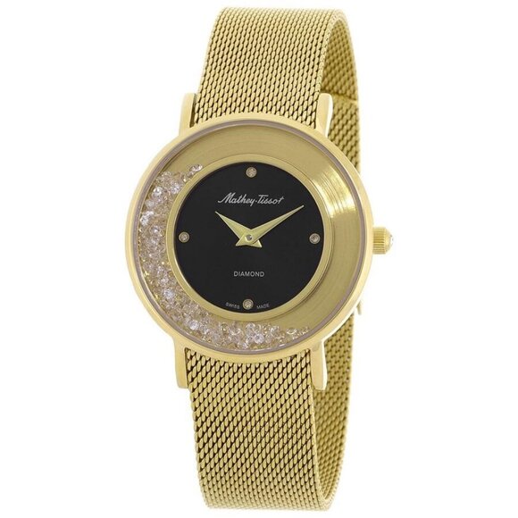 FX04826B NWT Mathey-Tissot Fashion Ladies Quartz Steel Authentic Watch - Picture 1 of 3